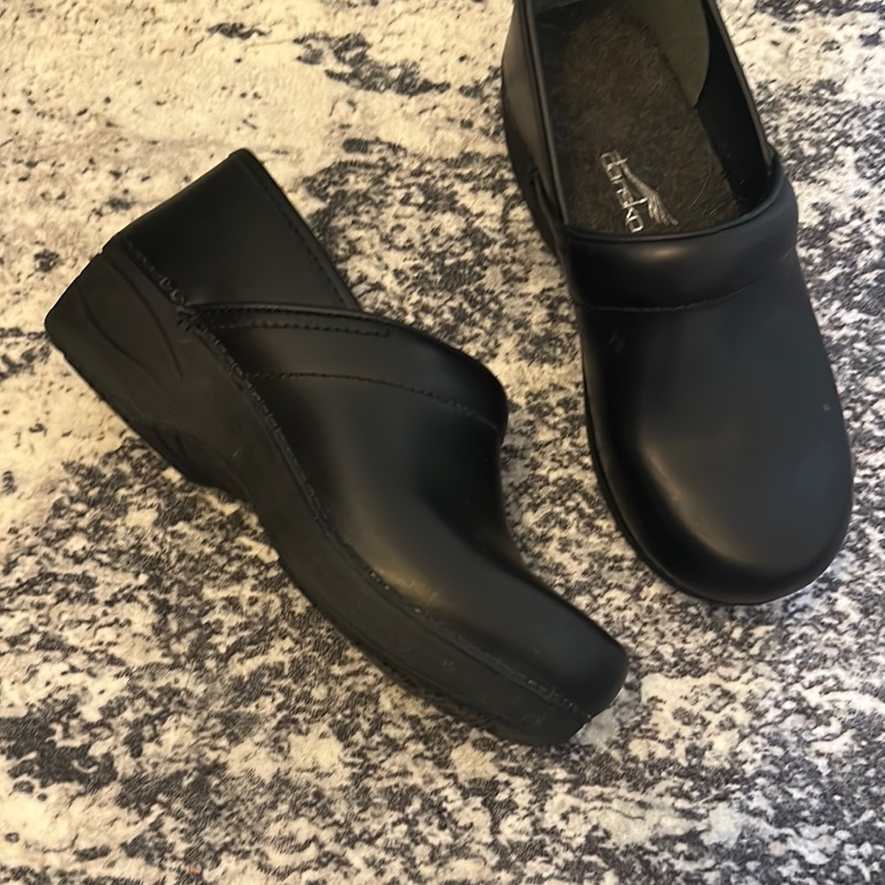 Dansko | Black Slip-On Clogs 7